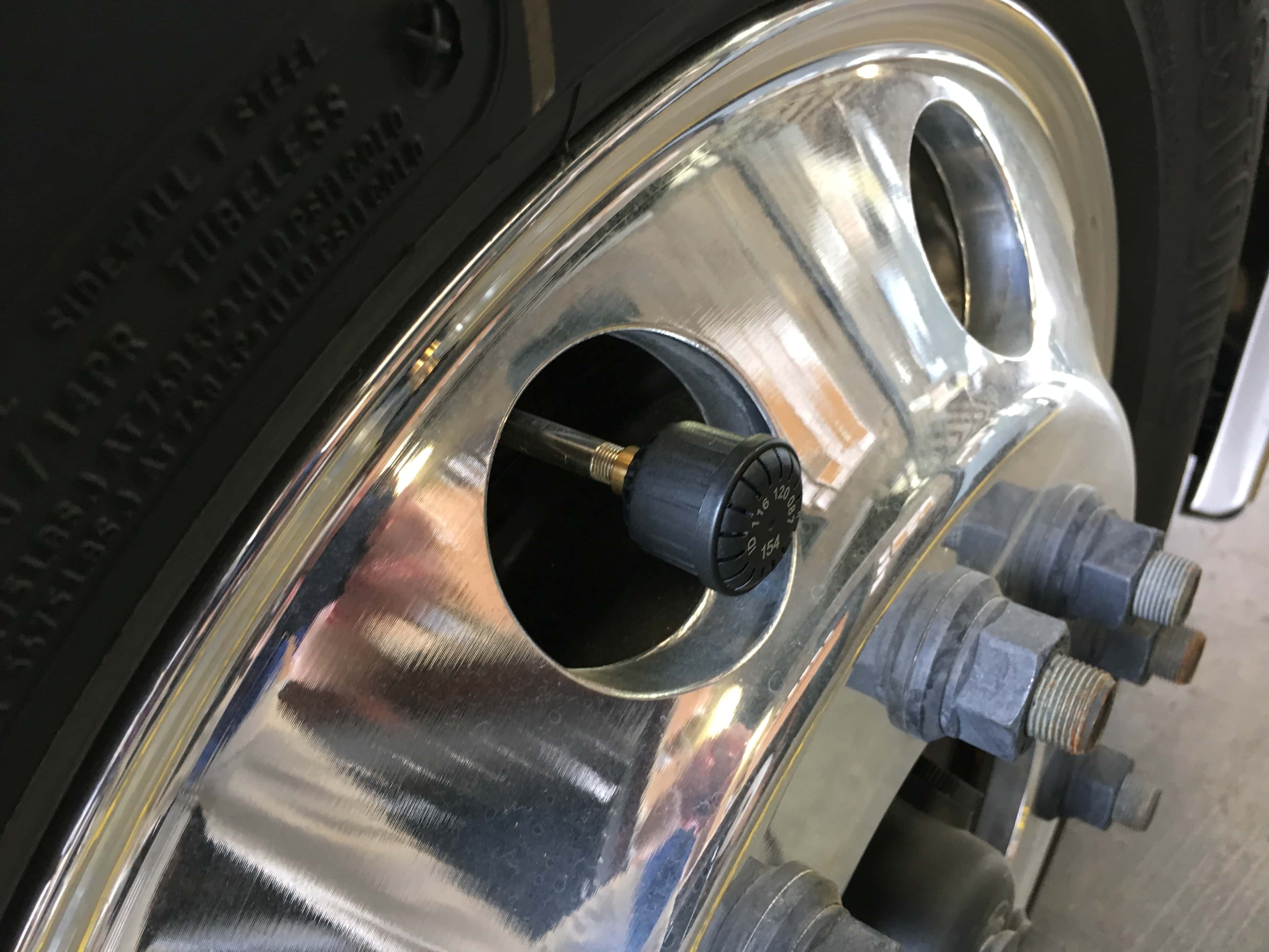 Doran 360 TPMS on tire